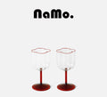 Red Wine Glass Set Champagne Flutes and Stemmed Glasses for Home Use