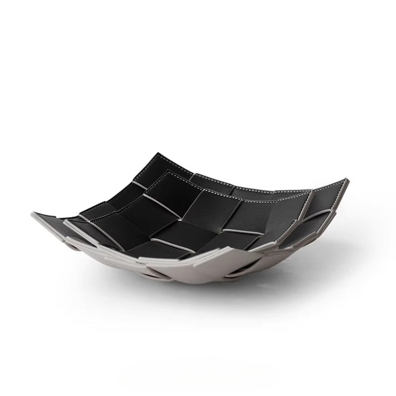 Affordable Luxury Woven Leather Jewelry Organizer