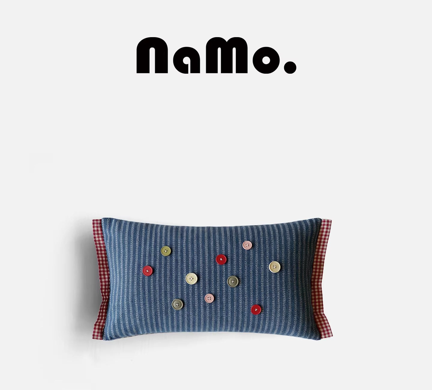 Denim throw pillows, lumbar pillows, living room sofa cushions
