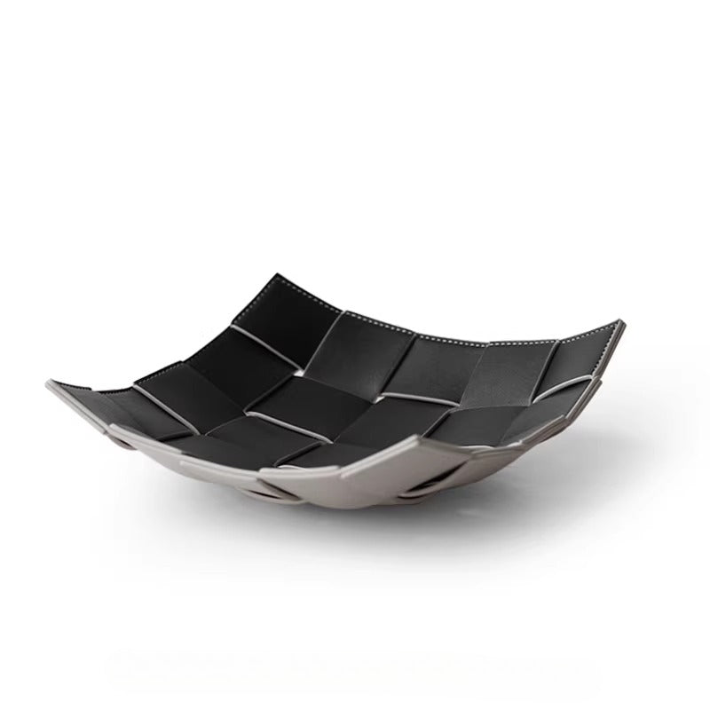 Affordable Luxury Woven Leather Jewelry Organizer