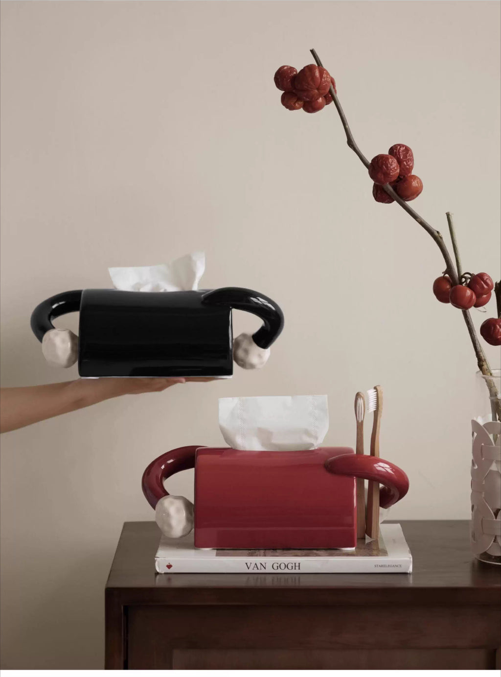 Ceramic Tissue Box  A Modern, Luxe-Chic Tissue Holder for the Home