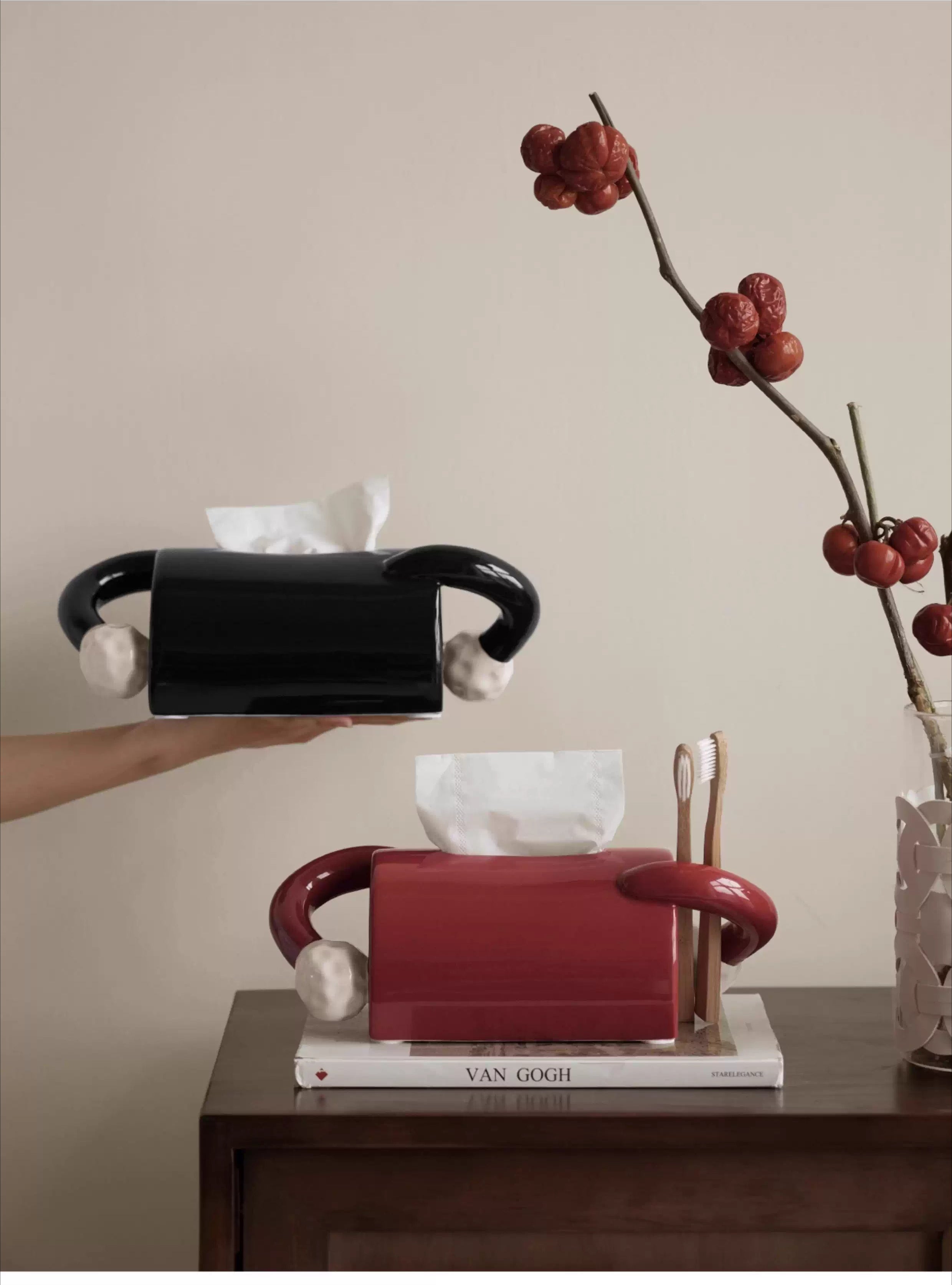 Ceramic Tissue Box  A Modern, Luxe-Chic Tissue Holder for the Home