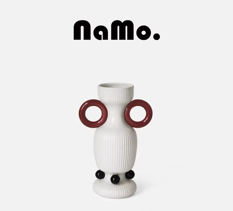 Ceramic Vase for Hydroponic Flowers, Home Decor, and Floral Arrangements