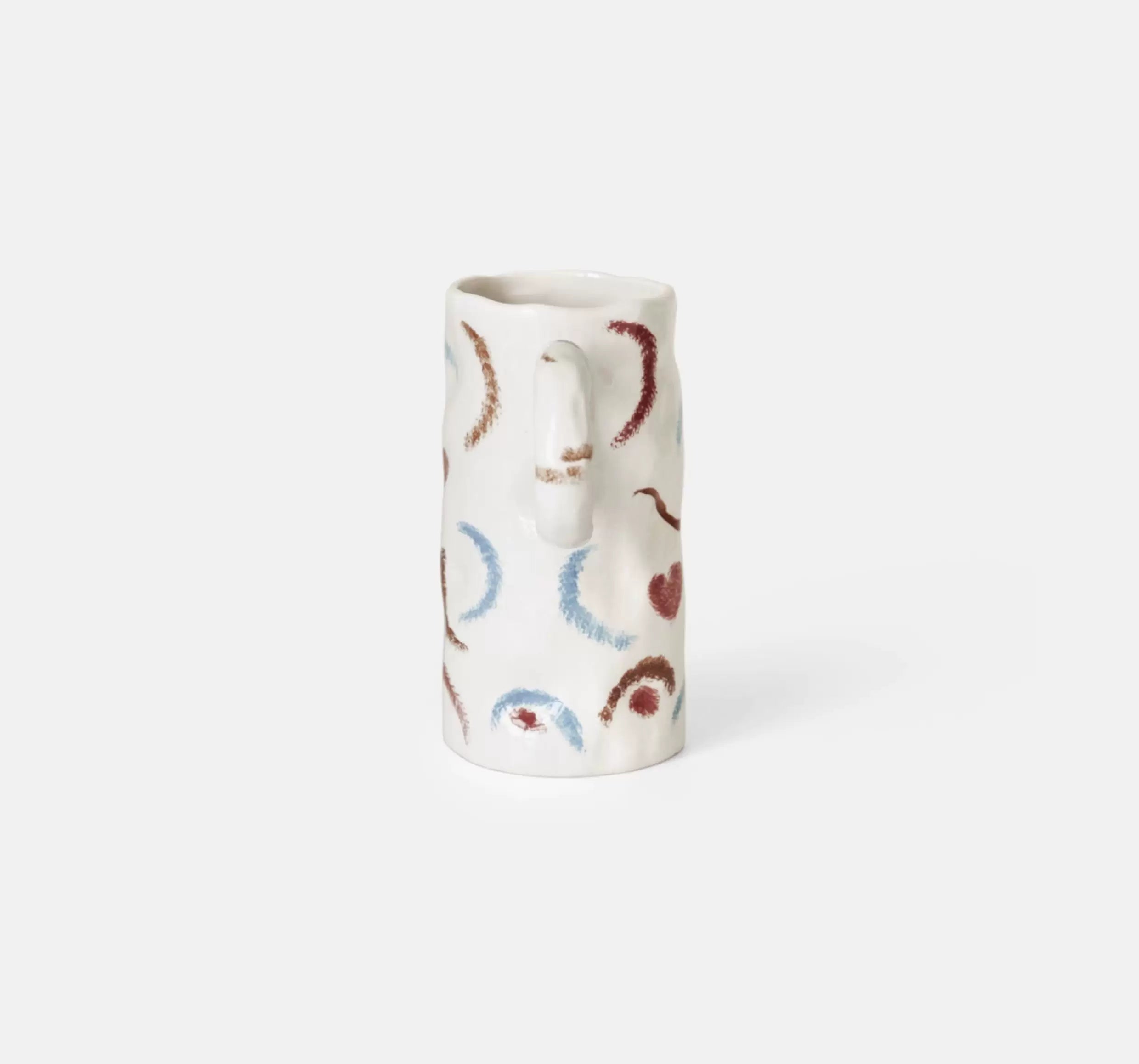 Hand-painted Vase: Handcrafted Artistic Ceramic Vase for Flower Arrangements