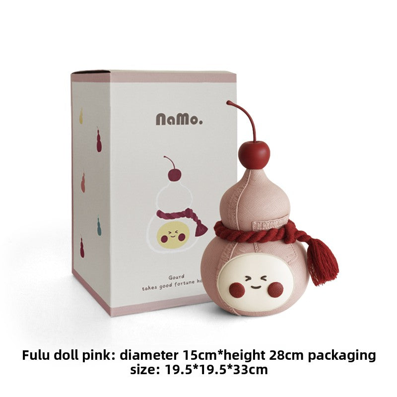 Cute Gourd Ornament for Desktop Bookshelves and Home Decor