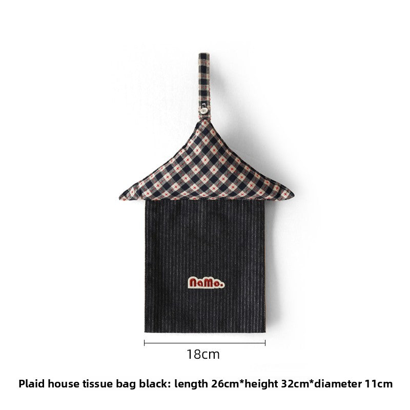 Hanging Tissue Holder: Creative Car Tissue Storage Pouch and Tissue Dispenser