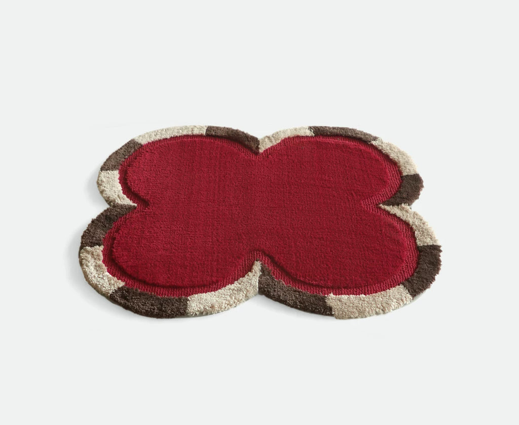 Little Red Flower Serie Doormats, Bathroom Mats, Absorbent Bath Mats, and Non-Slip Bathroom Rugs