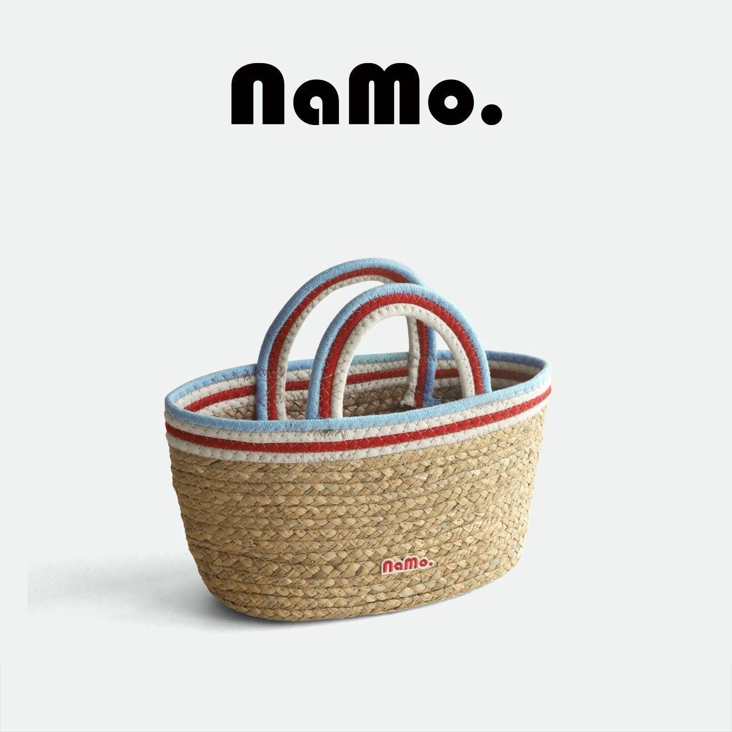 Handwoven Handbag-Style Storage Basket for Groceries and Fruit—Large Capacity