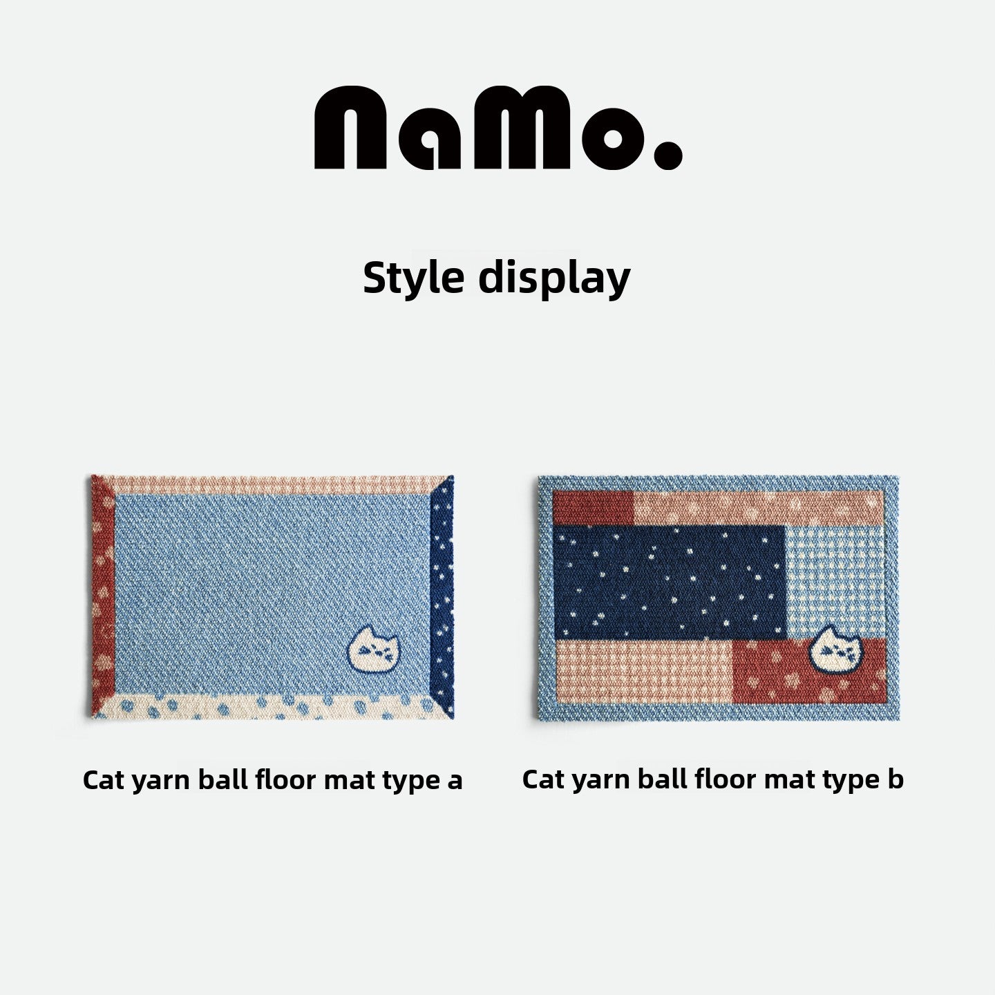 Cute Cat-Printed Entryway Rug: Waterproof and Non-Slip Doormat