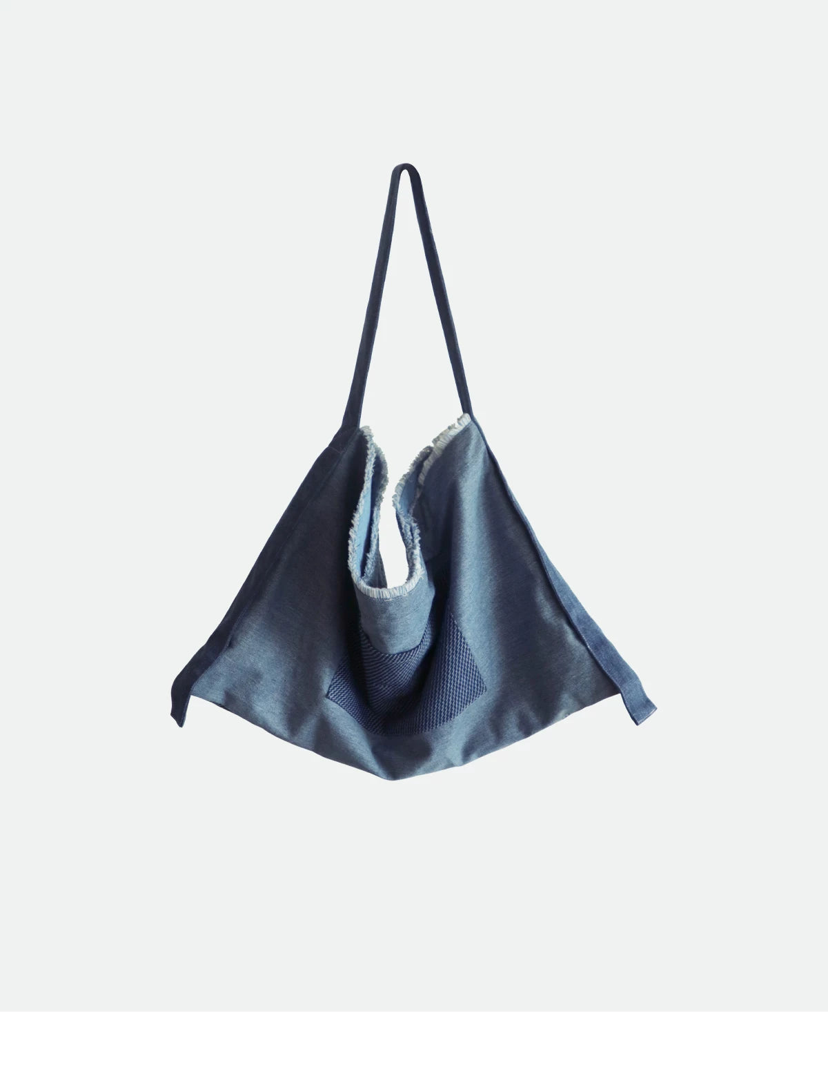 Denim Blue Shoulder Bag / Casual Tote Bag