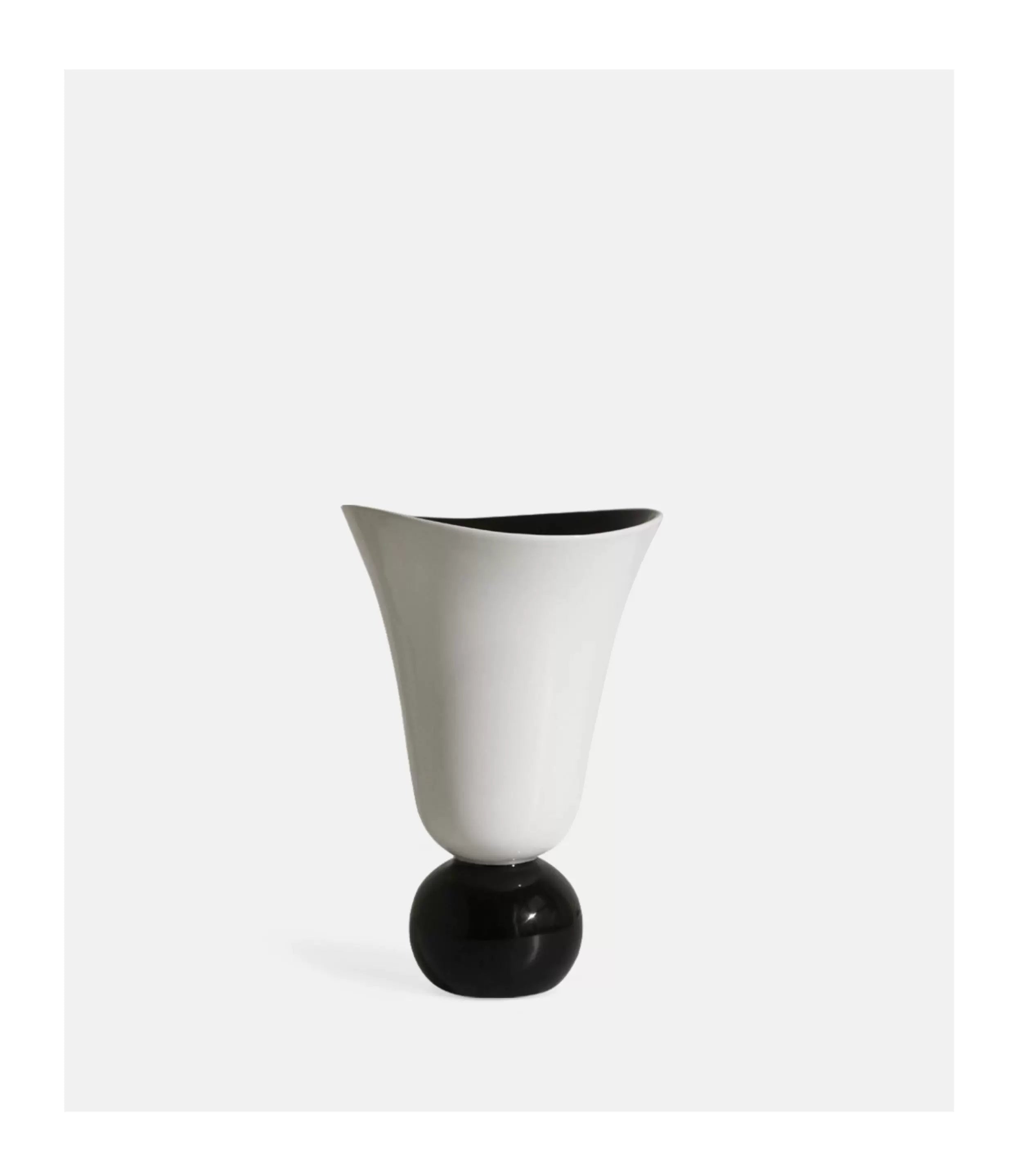 Wide-Mouthed Ceramic Vase: French Vintage-Style Hydroponic Flower Arrangement Vase