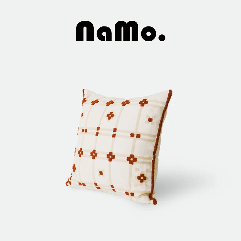 Decorative Pillows, Minimalist Cushions, Embroidered Pillows, Bed Pillows, Lumbar Support Pillows