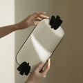 Black and White Ceramic Tray Decorative Piece, Home Desk Organizer, Jewelry Tray, Dessert Plate