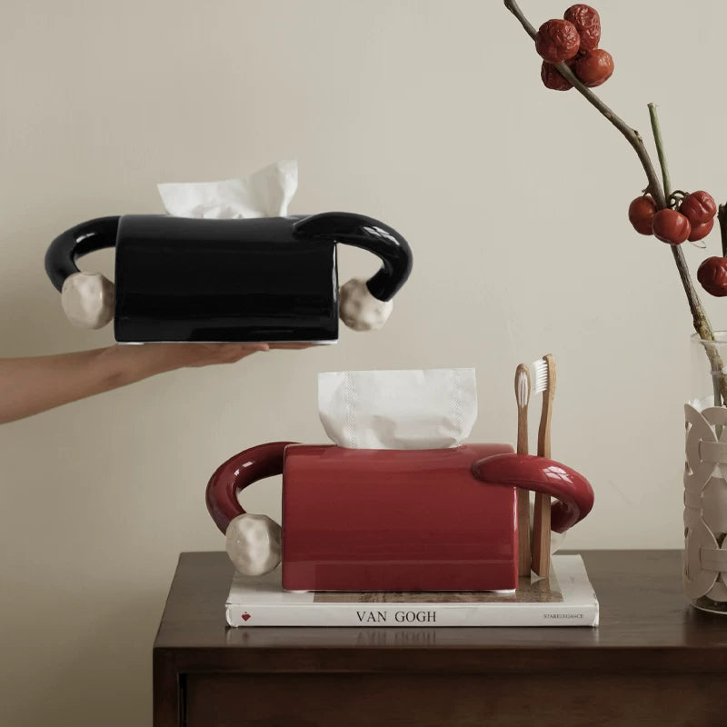 Ceramic Tissue Box  A Modern, Luxe-Chic Tissue Holder for the Home