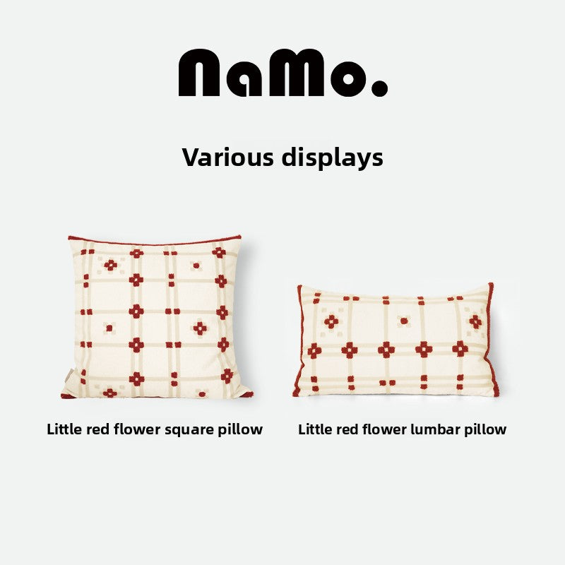 Decorative Pillows, Minimalist Cushions, Embroidered Pillows, Bed Pillows, Lumbar Support Pillows