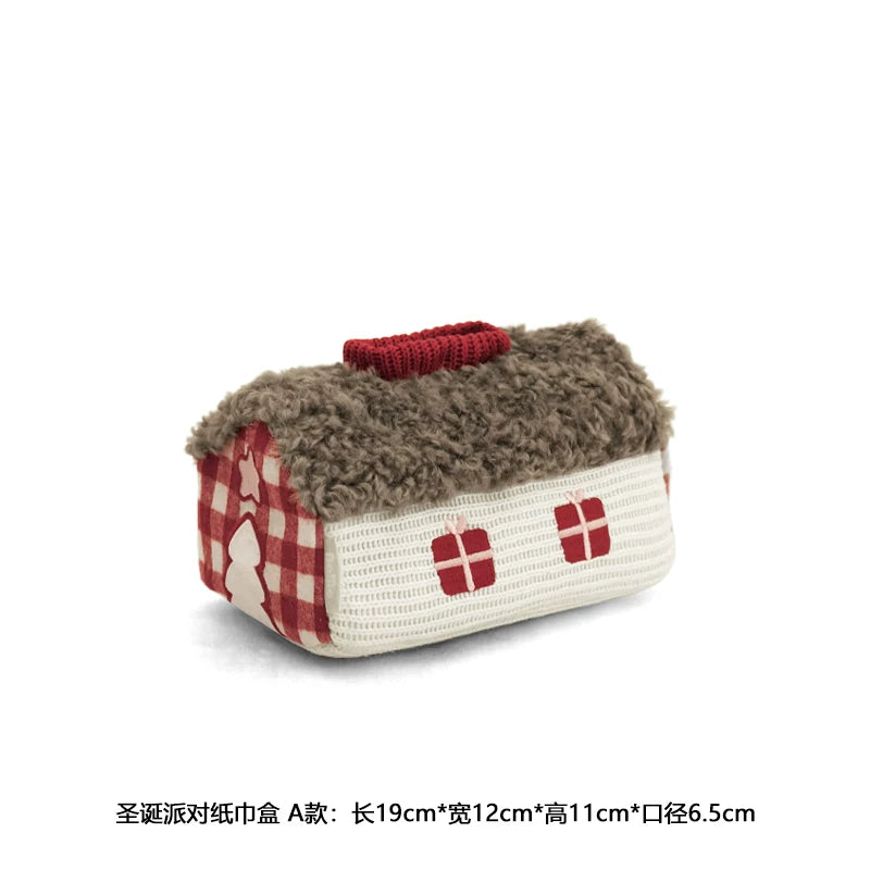 Party Hut Cute Tissue Box - Car-Style Fabric Tissue Holder