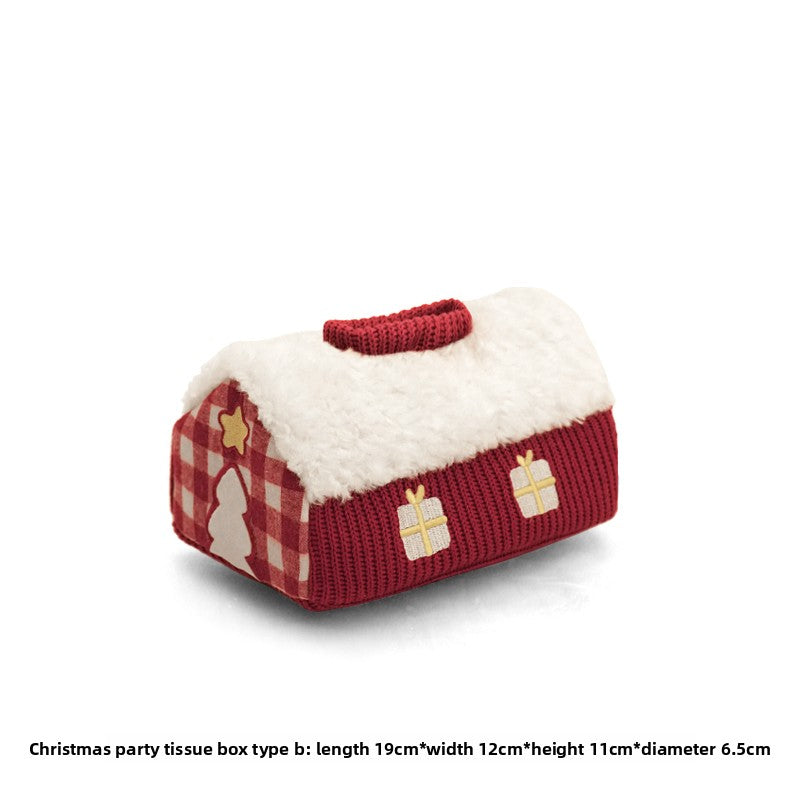 Party Hut Cute Tissue Box - Car-Style Fabric Tissue Holder