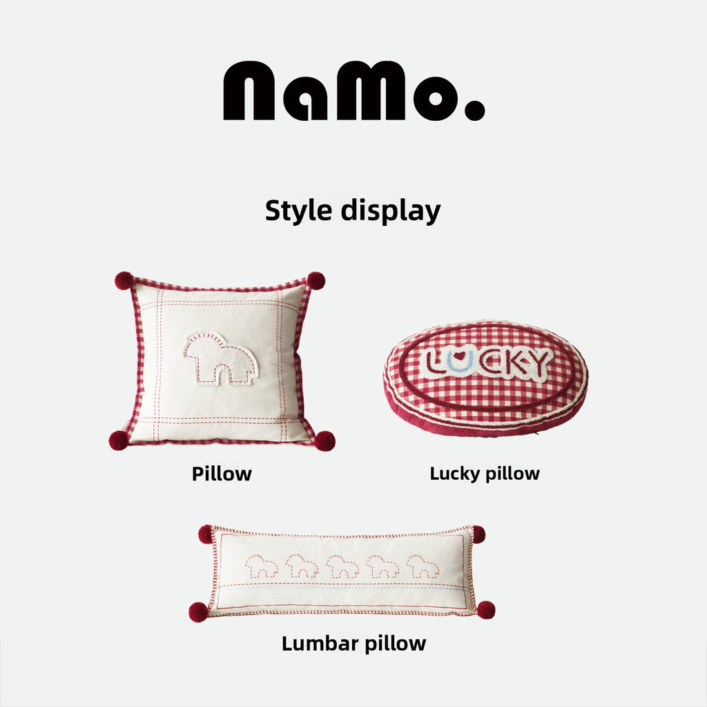 Cute Pony-Printed Alphabet Pillow for the Bedroom