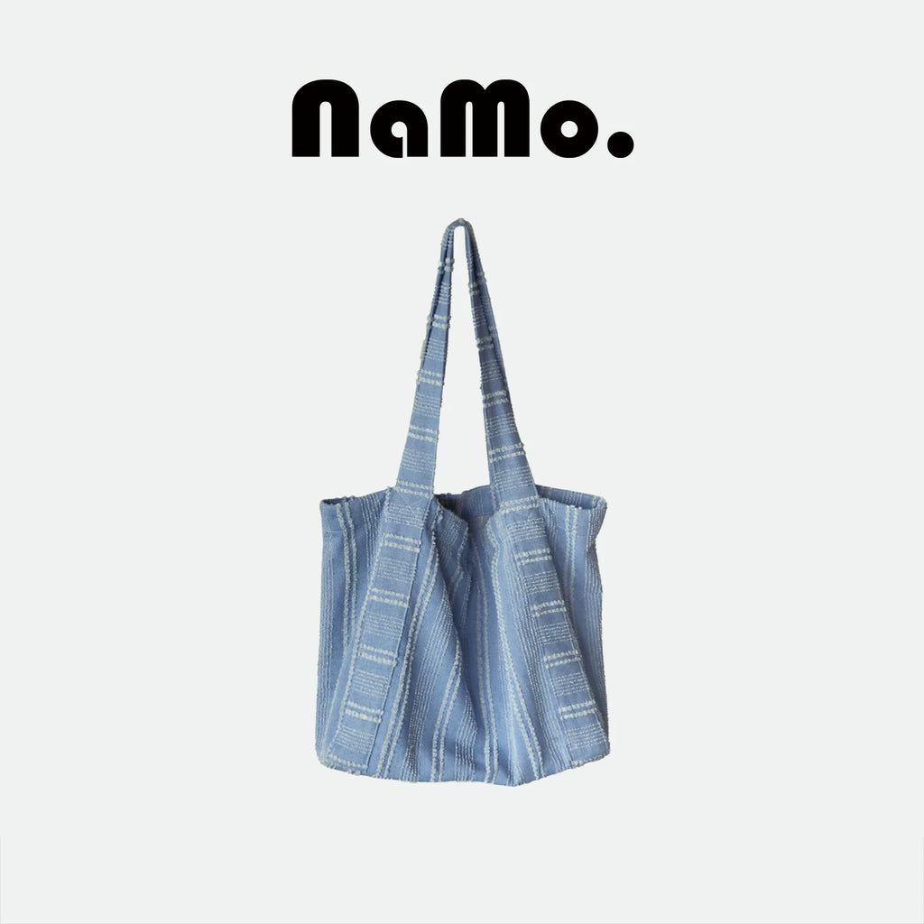 Large-Capacity Denim Bag, Commuter Shoulder Bag, Tote Bag, Women's Handbag