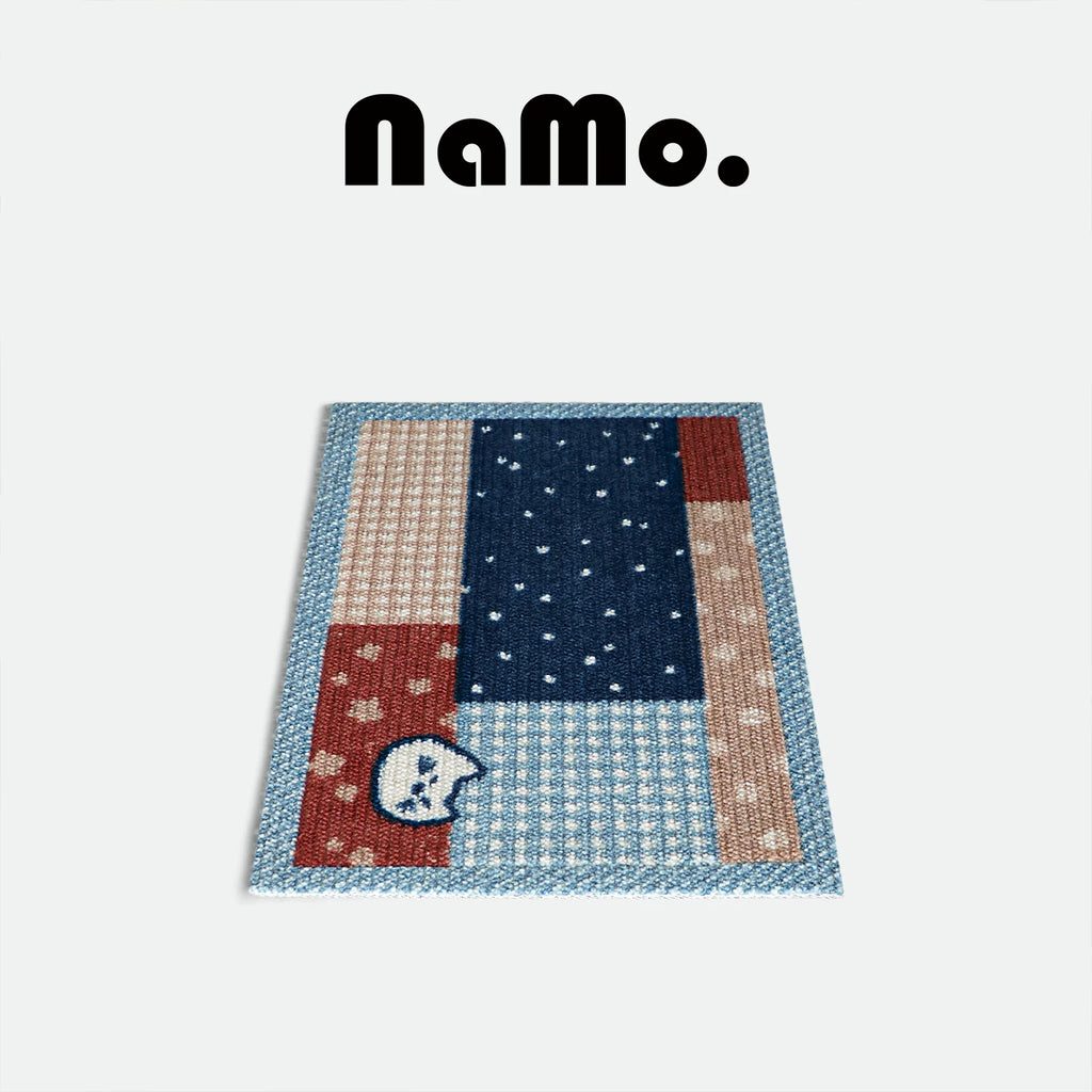Cute Cat-Printed Entryway Rug: Waterproof and Non-Slip Doormat