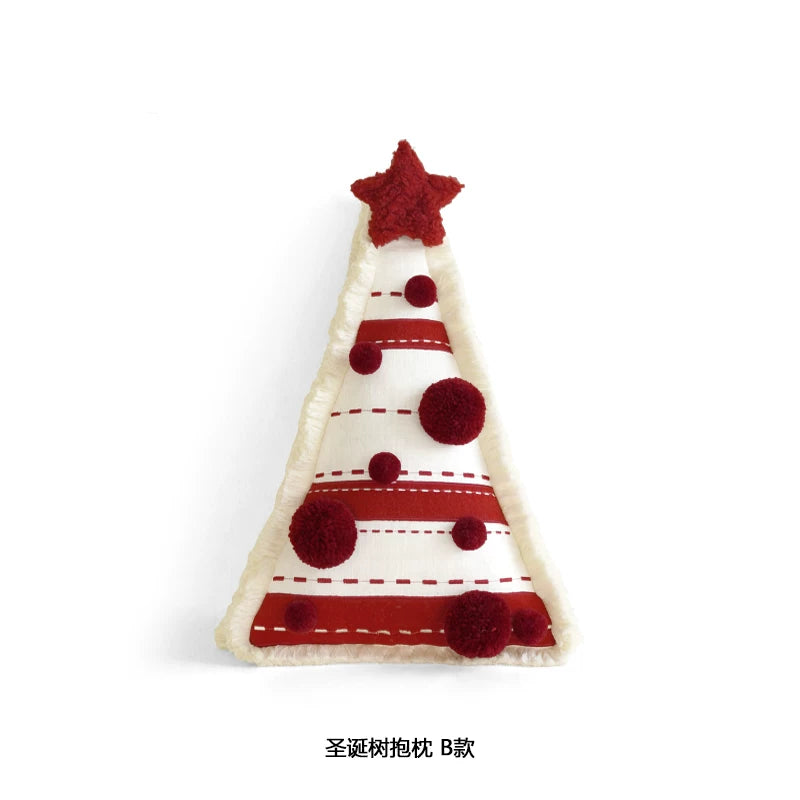 Christmas Tree Pillow Decorative Accent for the Living Room Sofa