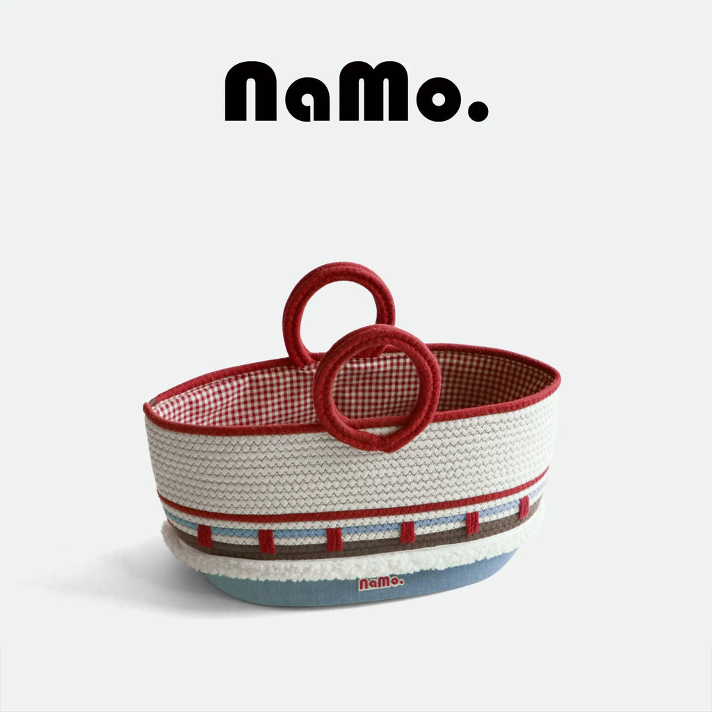 Handmade Picnic Basket, Handwoven Storage Basket, Shopping Basket, Travel & Leisure Bag