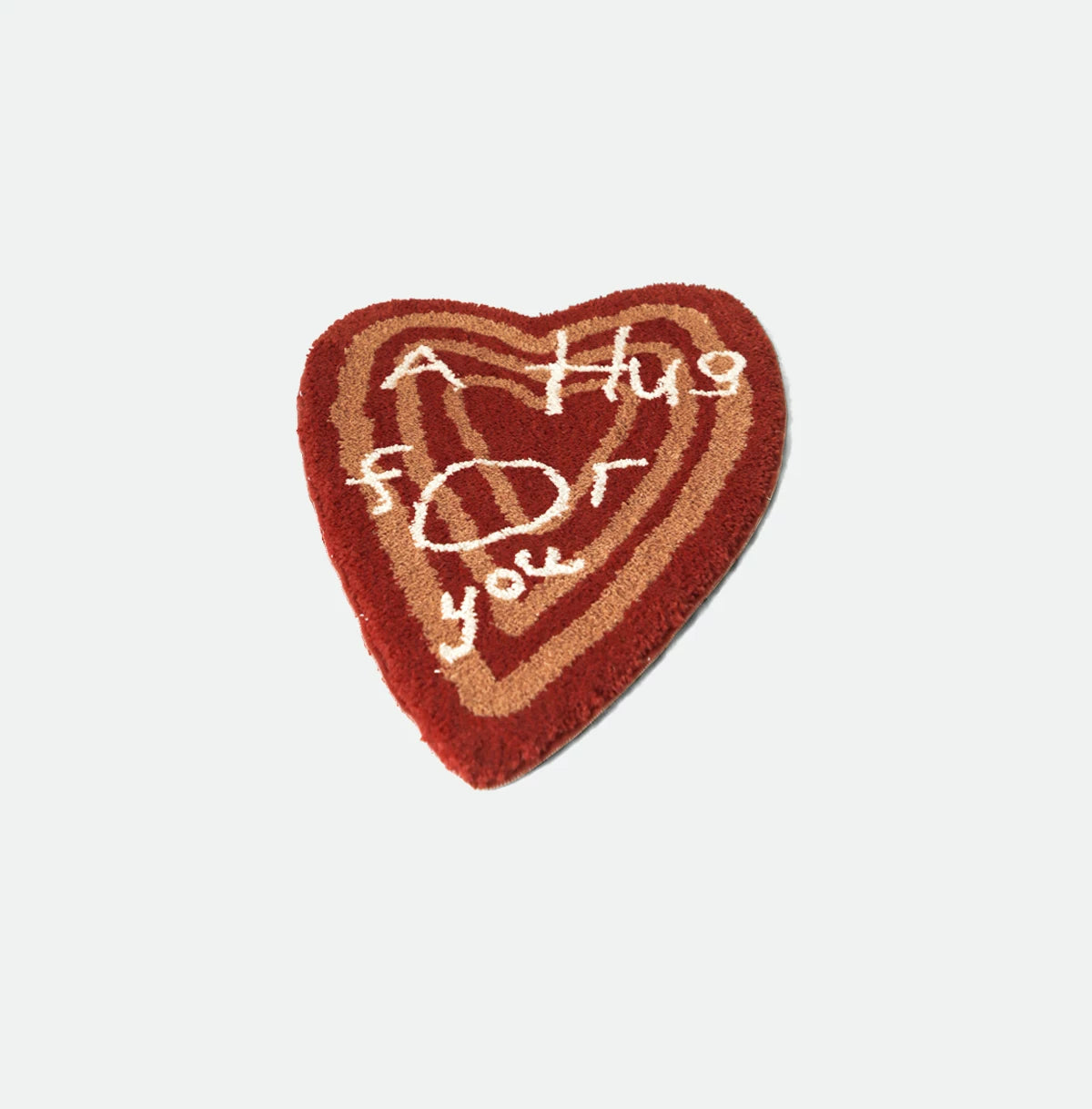 Heart-Shaped Letter Floor Mat: Thick, Absorbent, and Non-Slip
