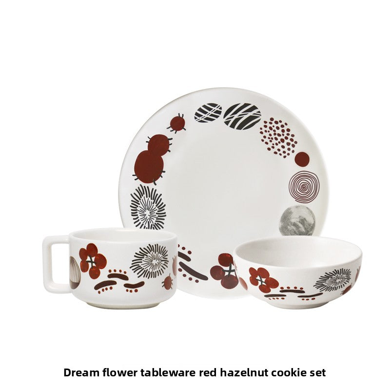 Ceramic Plate and Dinnerware Set with a Luxurious Look