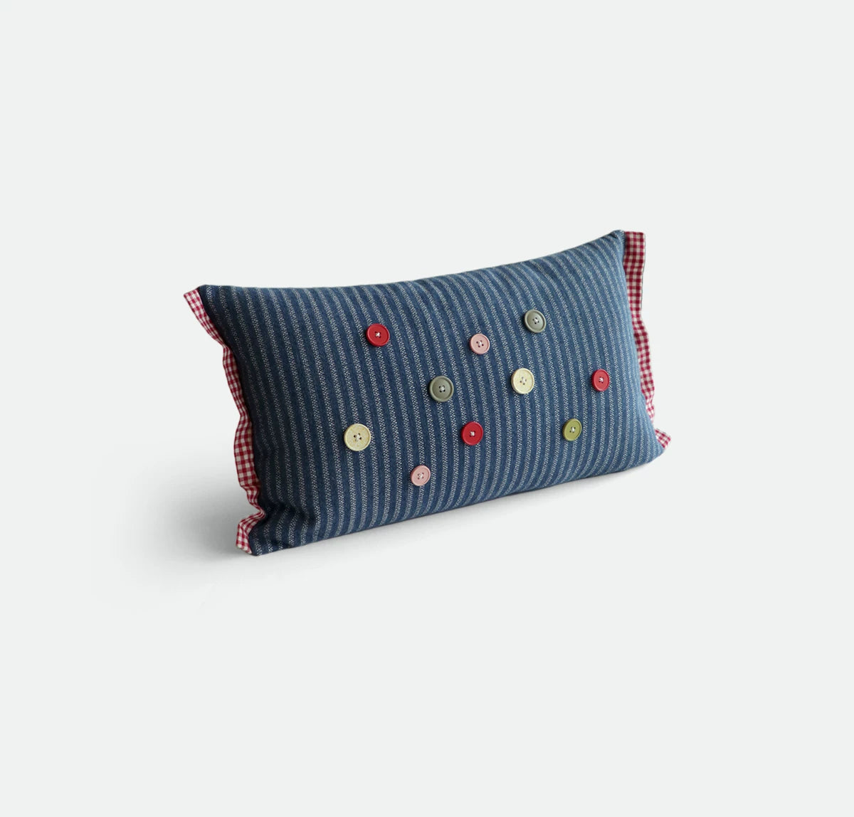 Denim throw pillows, lumbar pillows, living room sofa cushions