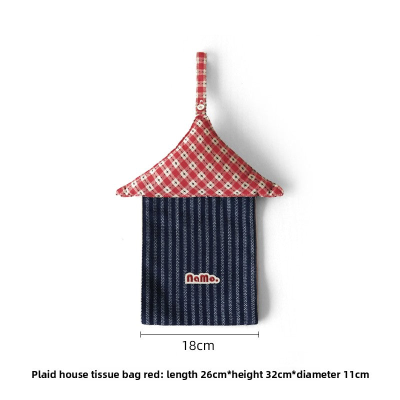 Hanging Tissue Holder: Creative Car Tissue Storage Pouch and Tissue Dispenser