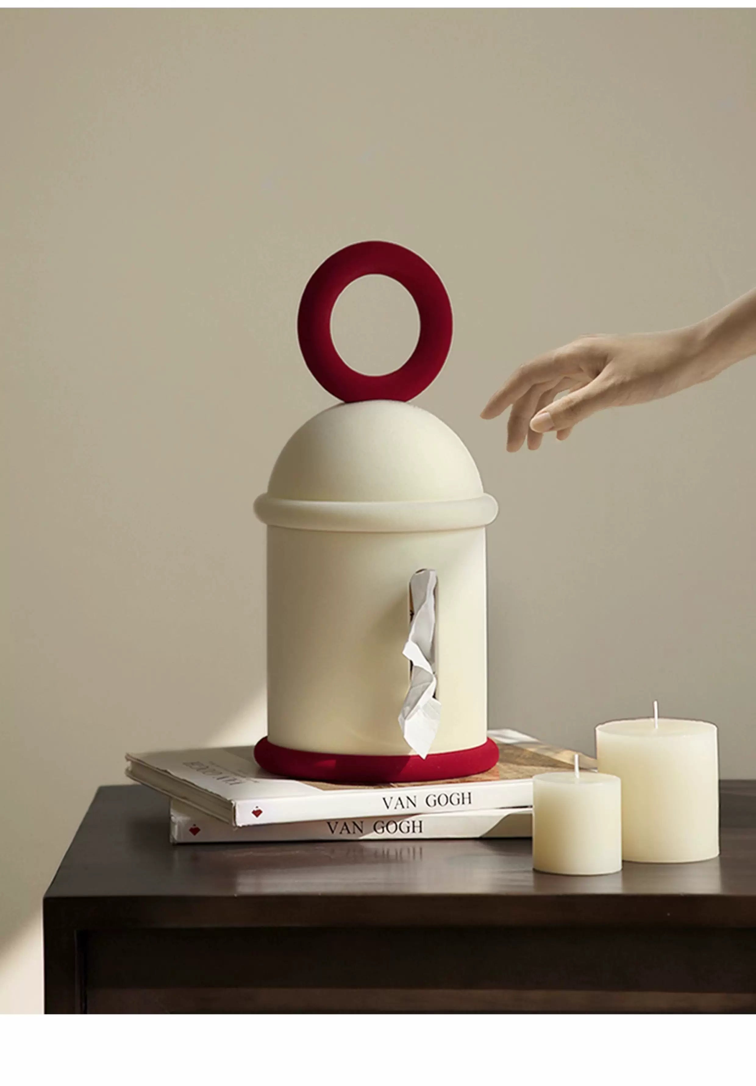 Tissue box, desk ornament