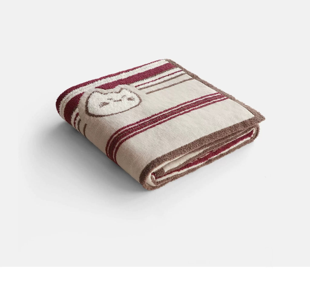 Cute Cat Fleece Blanket / Sofa Throw