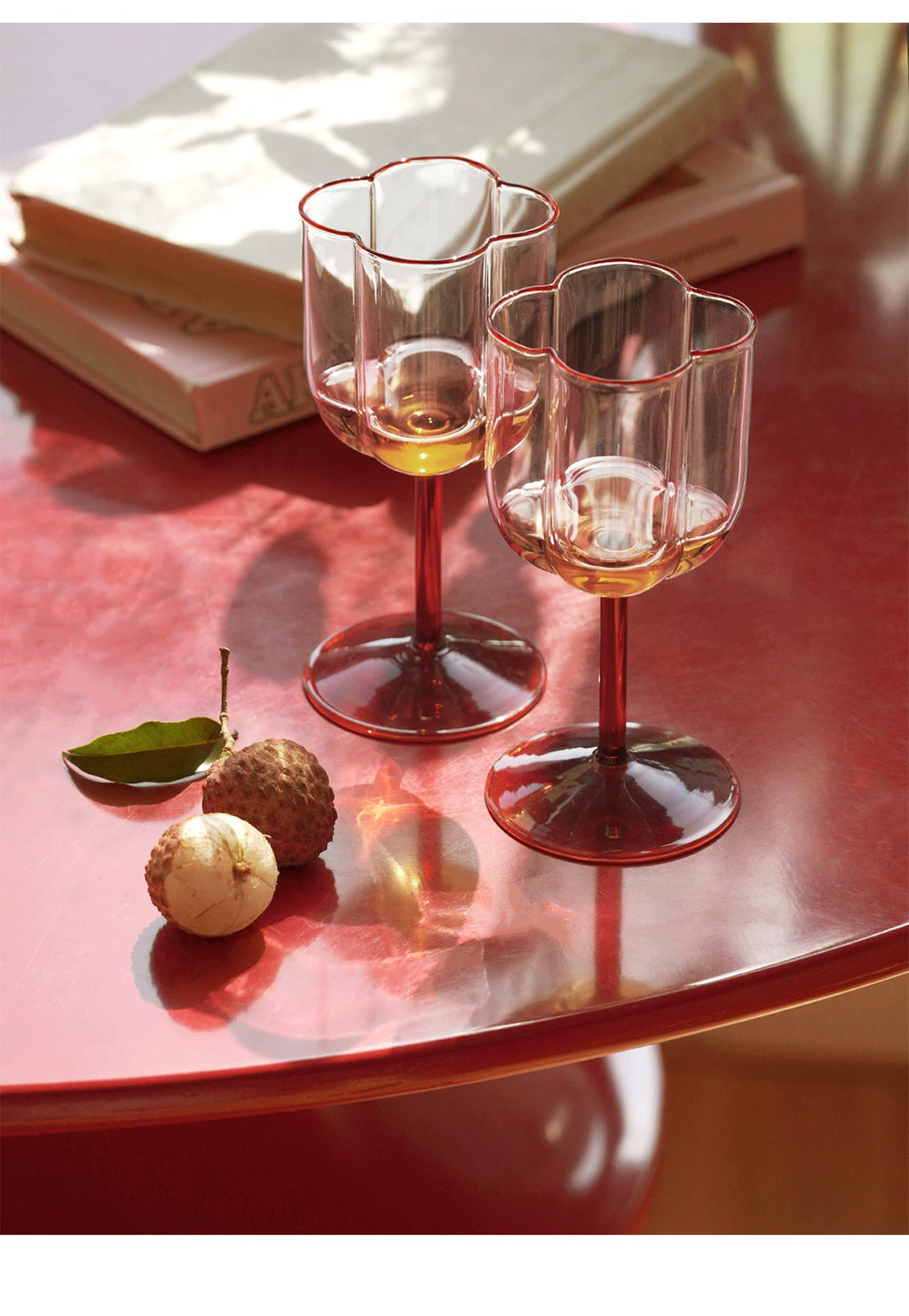 Red Wine Glass Set Champagne Flutes and Stemmed Glasses for Home Use