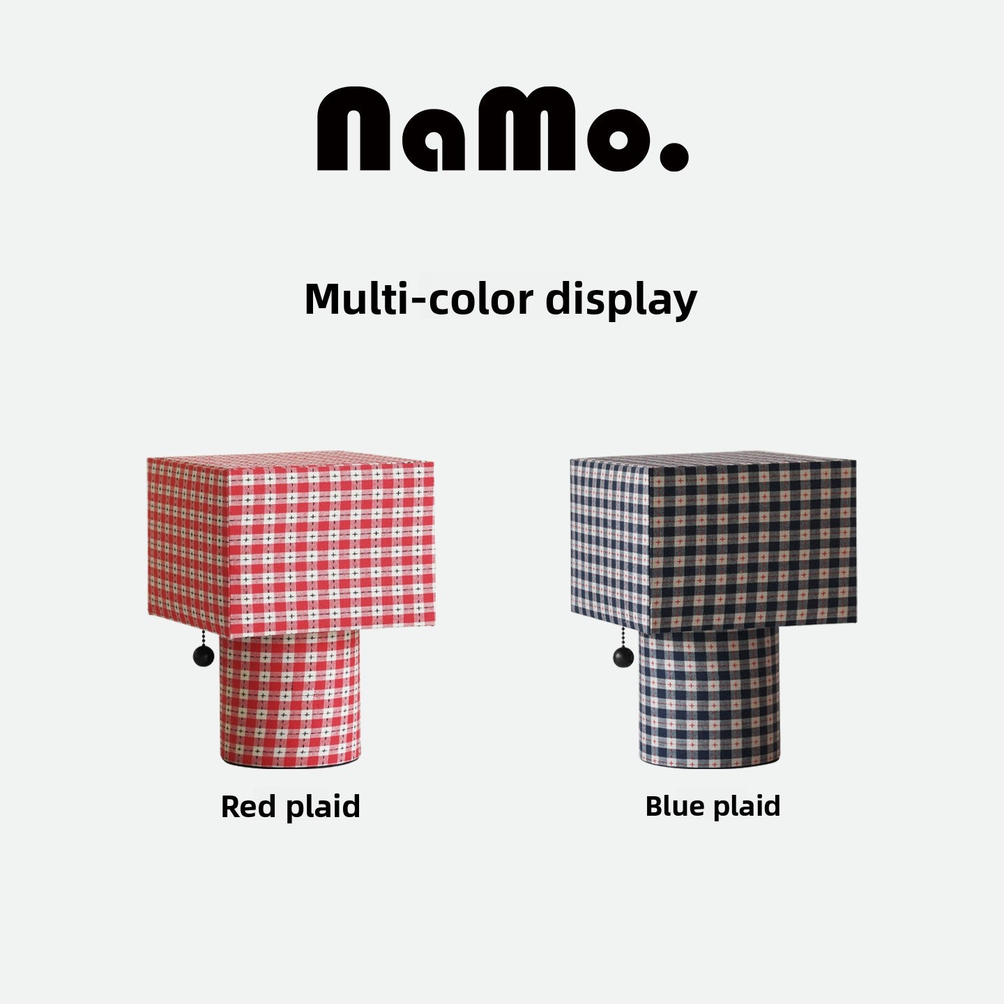Retro Checkered Decorative Table Lamp, Night Light, Bedroom Bedside Ambient Light