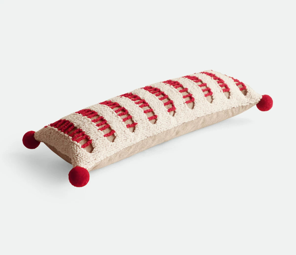 Red Cushions and Lumbar Pillows for Living Room Sofa Decor